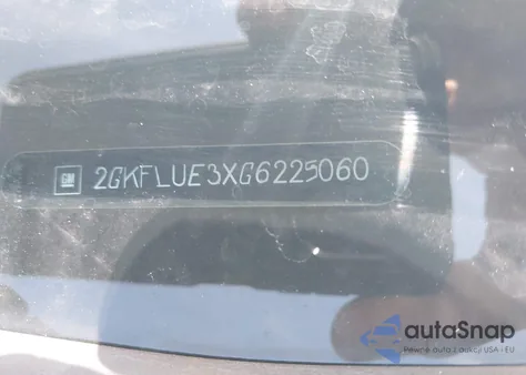 2016 GMC Terrain Slt из США, поврежденный, VIN 2GKFLUE3XG6225060